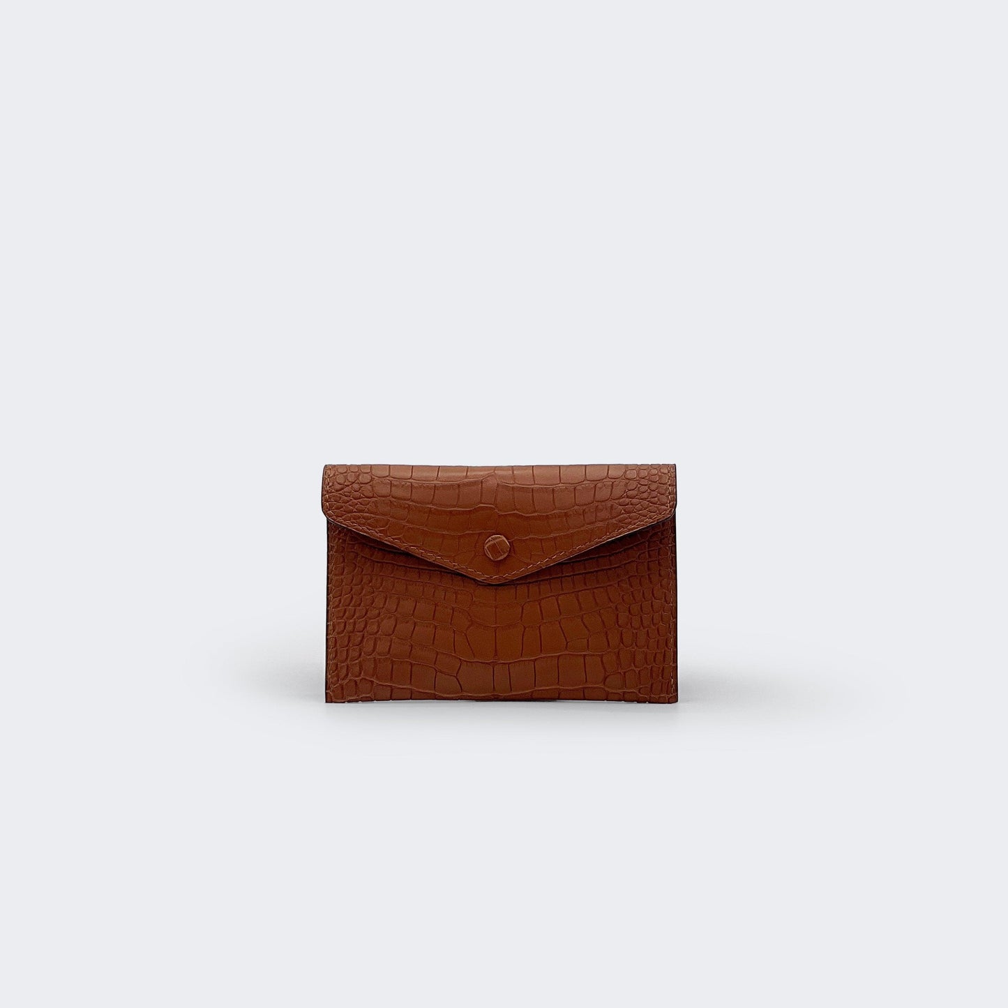 Portefeuille Femme Crocodile Marron - le krea